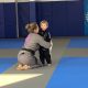 Parents and children working out together