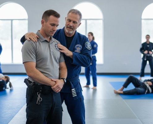 De-Escalation Techniques for Law Enforcement NH: Integrating BJJ and Verbal Tactics